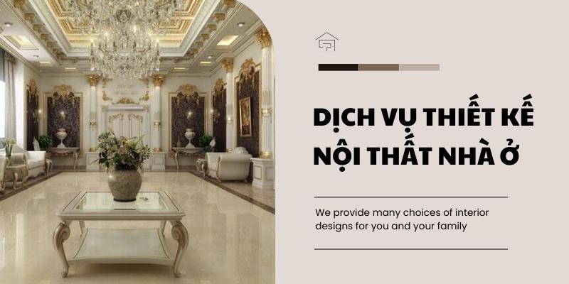 dịch vụ thiết kế nội thất nhà ở